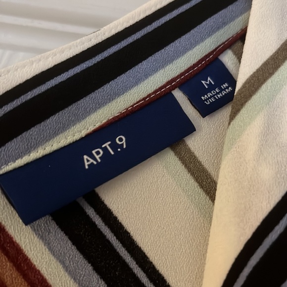 Multicolor short sleeved dress - Picture 2 of 2